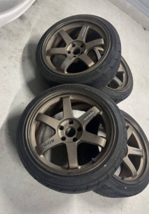 VOLK RAYS TE37 Wheels (Bronze)