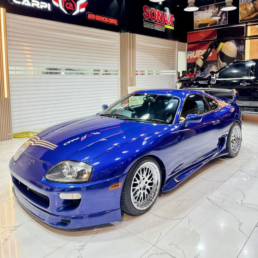 Toyota Supra MK4 (Baltic Blue Metallic) – JDM Emirates