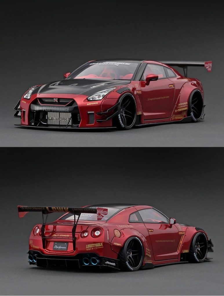 1/18 Nissan GTR LBWK Version 2