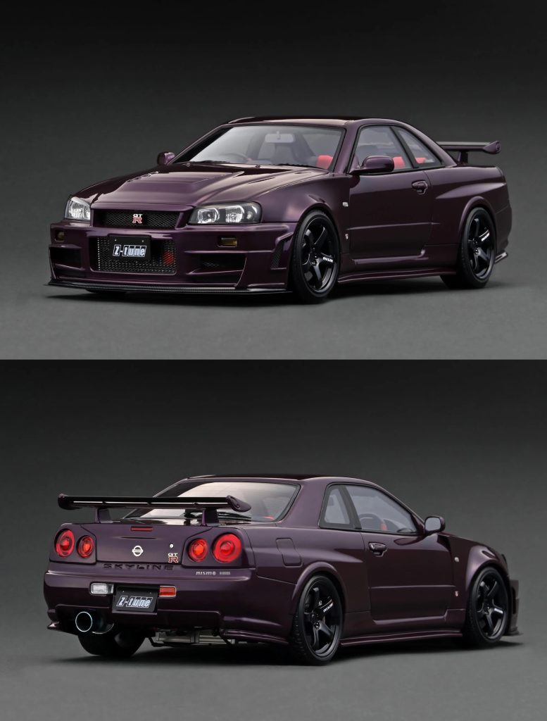 1/18 Nissan Skyline GTR34 Midnight Purple III